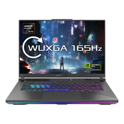 ASUS ROG STRIX G16 G614PR-RV016W COPILOT+ PC 16" WUXGA AMD RYZEN 9 8940HX RAM 16GB-SSD 1TB NVMe-NVIDIA GeForce RTX 5070 Ti 12GB-