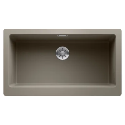 Blanco Lavello una vasca VINTERA XL 9-UF 1526107 finitura tartufo da 89.6x51 cm - Filotop/Sottotop