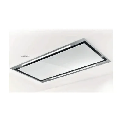 Faber Cappa a soffitto HEAVEN LIGHT PRO G/WH FLAT 350.0669.936 finitura bianco da 90 cm