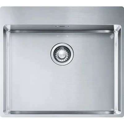 Franke Lavello una vasca Franke Box Incasso Semifilo/Filotop BXX 210-54 TL 127.0369.295 finitura inox satinato da 57x51 cm