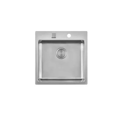Foster Lavello una vasca 2264 080 finitura acciaio inox da 51x52 cm - IN PROMOZIONE FINO AL 30/06