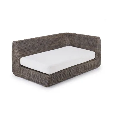 Unopiù Modulo finale sinistro AGORÀ in fibra sintetica WaProLace - Con cuscino di seduta - IN PROMOZIONE FINO AL 6/07
