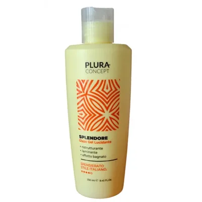 Glaze gel strong trattamento cosmetico per capelli 250 ml plura