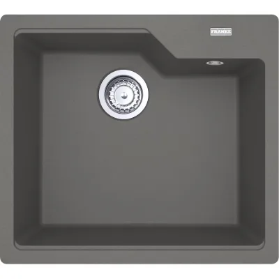 Franke: Lavello una vasca Vasche Sopratop Urban UBG 610-50 114.0686.797 finitura fragranite stone grey da 56x50 cm
