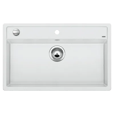 Blanco Lavello una vasca DALAGO 8-F 1516644 finitura bianco da 80.5x50 cm - Filotop