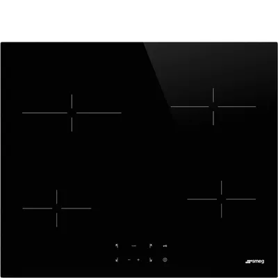 Smeg Piano cottura ceramico SE264TD2 in vetroceramica nero da 60 cm