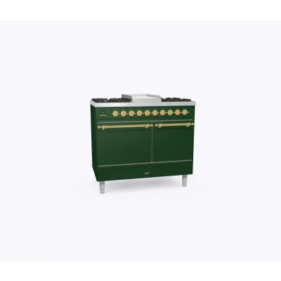 Ilve Cucina PD10N da incasso Nostalgie PD10FDQNE3 doppio forno cieco e piano cottura 6 fuochi con fry top e dual da 100 cm - PROMOZIONE ATTIVA FINO AL 19/10
