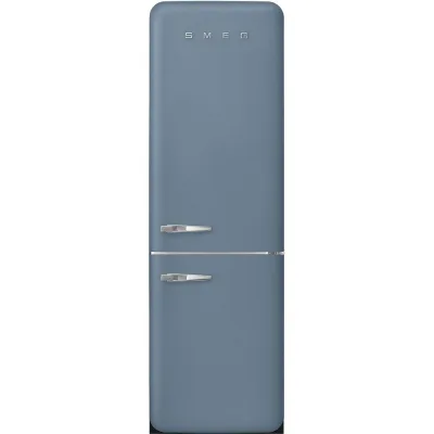 Smeg Frigorifero combinato con cerniere a destra a libera installazione FAB32RSBM6 finitura storm blue da 60 cm