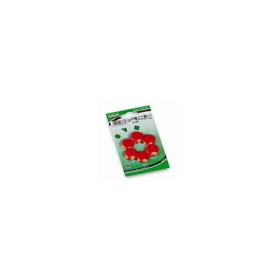 LEBEZ SPA CF12 BOTTONI MAGN. ROSSO 20 MM MR-20-RS
