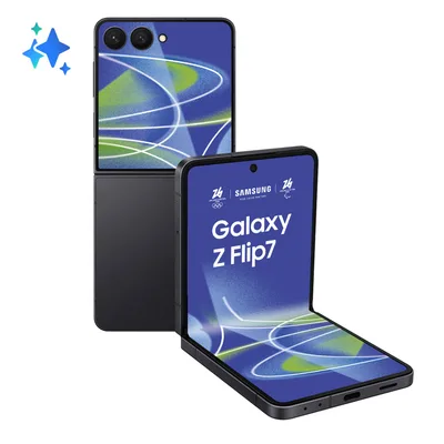 SAMSUNG F766 GALAXY Z FLIP7 5G DUAL SIM 6.8" OCTA CORE 256GB RAM 12GB 5G ITALIA JETBLACK