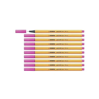 STABILO CF10 FINELINER POINT 88 ROSA NEON 88/056