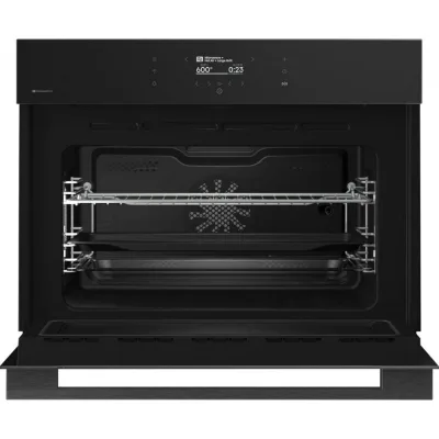 PRONTA CONSEGNA - Hisense Forno compatto combinato microonde da incasso BIM406A8B finitura nero da 60 cm