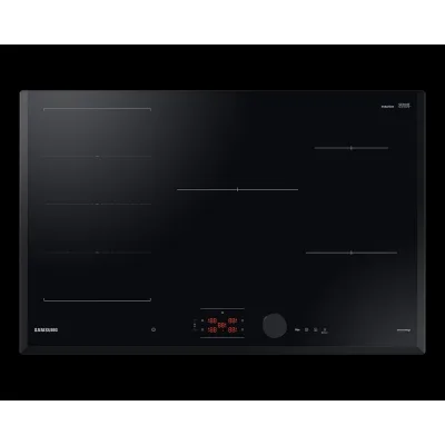 Samsung: Piano cottura a induzione NZ85C6058KK in vetroceramica nero da 80 cm