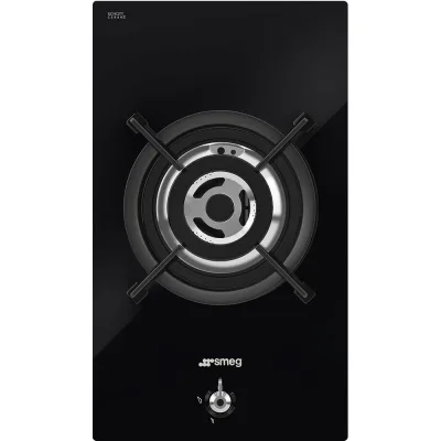 Smeg S Piano cottura a gas PV331CN in vetroceramica nero da 30 cm