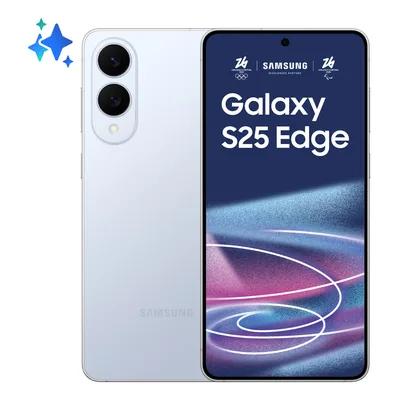 SAMSUNG S937 GALAXY S25 EDGE 5G DUAL SIM 6.7" OCTA CORE 512GB RAM 12GB ITALIA TITANIUM ICYBLUE