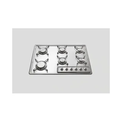 Alpes Piano cottura a gas F 579/6G in acciaio inox da 79 cm