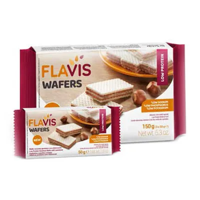 Flavis Wafers Nocciola Aproteico 150g 3x50g