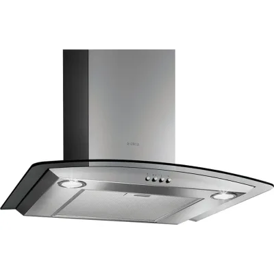 Elica Cappa a parete CIRCUS IX/A/60 68116393A finitura acciaio inox e vetro da 60 cm