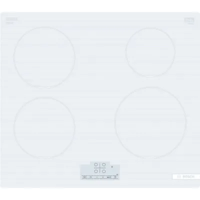 Bosch Piano cottura a induzione PUE612BB1J finitura bianco azzurrognolo da 60 cm - Serie 4