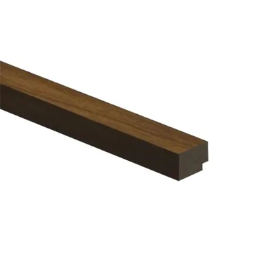 Profilo di chiusura destra in duropolimero noce 31x21x2800mm
