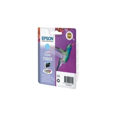 CARTUCCIA ORIGINALE EPSON STYLUS R265 R360 R560 Light Ciano T0805 C13T08054011