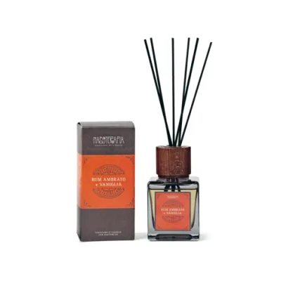 NASOTERAPIA DIFFUSORE BASTONCINI RUM AMBRATO E VANIGLIA 200ML