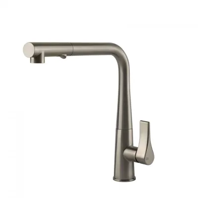 PRONTA CONSEGNA - Gessi Miscelatore monocomando con doccetta estraibile Proton Collection 17177 149 finitura Finox - IN PROMOZIONE FINO AL 5/09