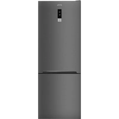 Smeg Frigorifero combinato a libera installazione FC48KDND finitura Dark Inox Look da 70 cm - IN PROMOZIONE FINO AL 30/06