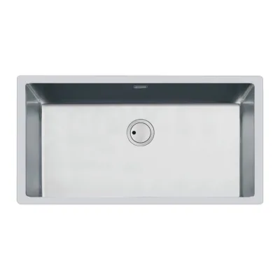 Foster Lavello una vasca 3358 050 finitura acciaio inox da 84x44 cm