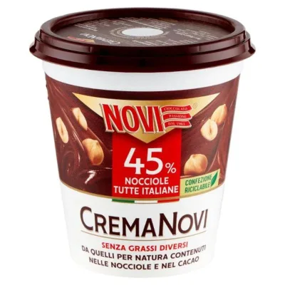 Novi Crema da Spalmare alle Nocciole Senza Glutine vaschetta 200gr