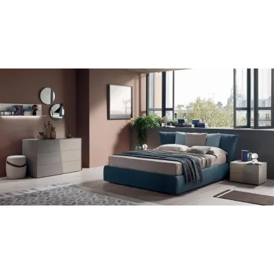 Maronese Acf Letto king size NINFEA imbottito da 180 cm