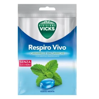 VICKS RESPIRO VIVO CARAMELLE MENTA