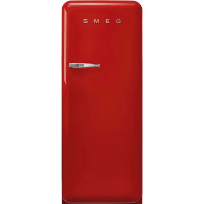 Smeg Frigorifero monoporta con cerniere a destra a libera installazione FAB28RRD6 finitura rosso da 60 cm