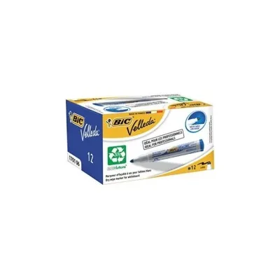 Bic Velleda 1701 ECOlutions Pennarelli Lavagna Punta Rotonda Linea 1.5 mm 904938 BLU