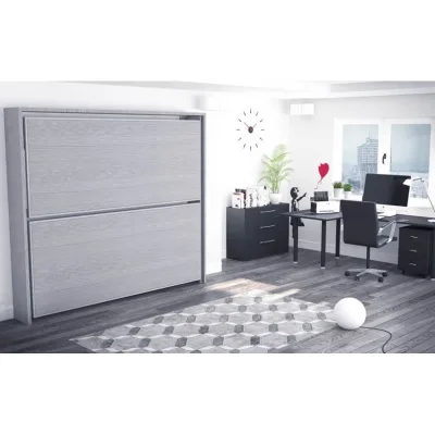 PRONTA CONSEGNA - SmartBeds Letto a castello a scomparsa ANGEL da 213 cm in Bianco Frassino