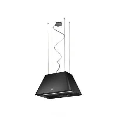 Elica Cappa a sospensione IKONA LIGHT BL MAT/F/60 PRF0165082 finitura nero effetto soft touch da 60 cm