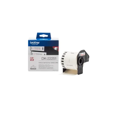 ETICHETTE ORIGINALI BROTHER DK22251 DK-2225162 mm di larghezza x 15,24 metri di lunghezza QL800 QL 810 QL 820