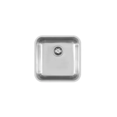 Foster Lavello una vasca 1840 850 finitura acciaio inox da 43.6x43.6 cm