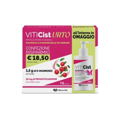 VITICIST URTO 10 BUSTINE + INTIMO OMAGGIO 250ML