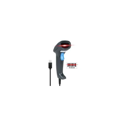 HAMLET BARCODE SCANNER LASER 1D USB HBCS1D10U