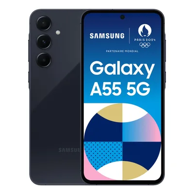 SAMSUNG A556 GALAXY A55 5G DUAL SIM ENTERPRISE EDITION 6.6" OCTA CORE 128GB RAM 8GB 5G ITALIA BLUE BLACK