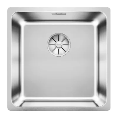 PRONTA CONSEGNA - Blanco | Lavello una vasca SOLIS 400-U 1526117 in acciaio inox da 44x44 cm - Sottotop