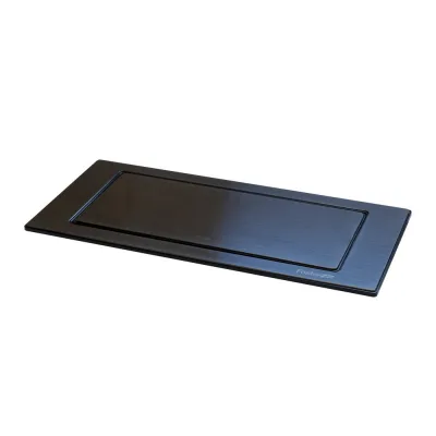 Foster Portaprese da incasso 8000 116 in acciaio PVD gun metal