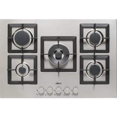 Elleci Piano cottura a gas PLANO 75 PIAP751INCS finitura IN inox da 75 cm
