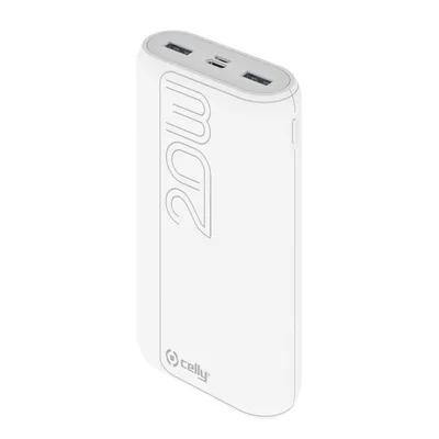 CELLY POWERBANK PD 20000MAH 20W WHITE PBPD20000EVOWH
