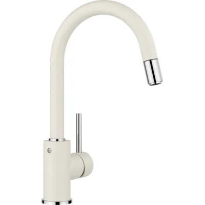 Blanco | Miscelatore monocomando con doccetta estraibile MIDA-S 1526968 finitura soft white