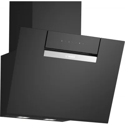Bosch - Cappa a parete DWK67FN60 finitura vetro nero da 60 cm - Serie 4