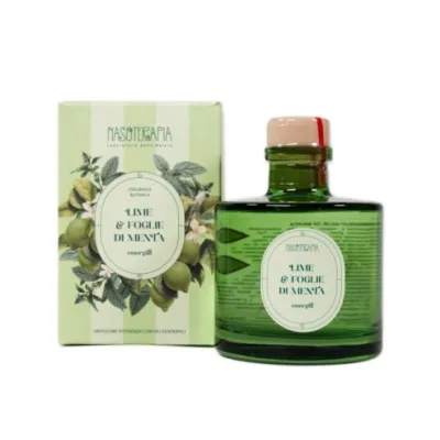 NASOTERAPIA DIFFUSORE BASTONCINI LIME E FOGLIE DI MENTA 500ML