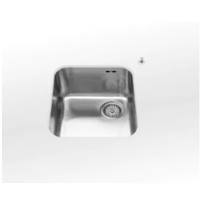 Alpes Vasca sottotop VS 40/35-S in acciaio inox da 40x45 cm