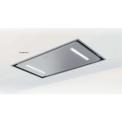 Faber Cappa a soffitto HEAVEN DUAL LIGHT A90 X FLAT 350.0679.875 finitura inox da 90 cm